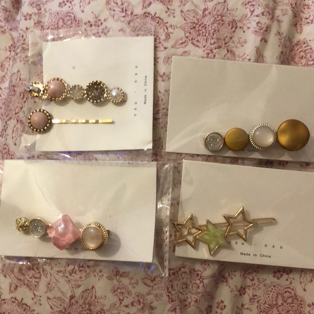 Set of 5 hair clips